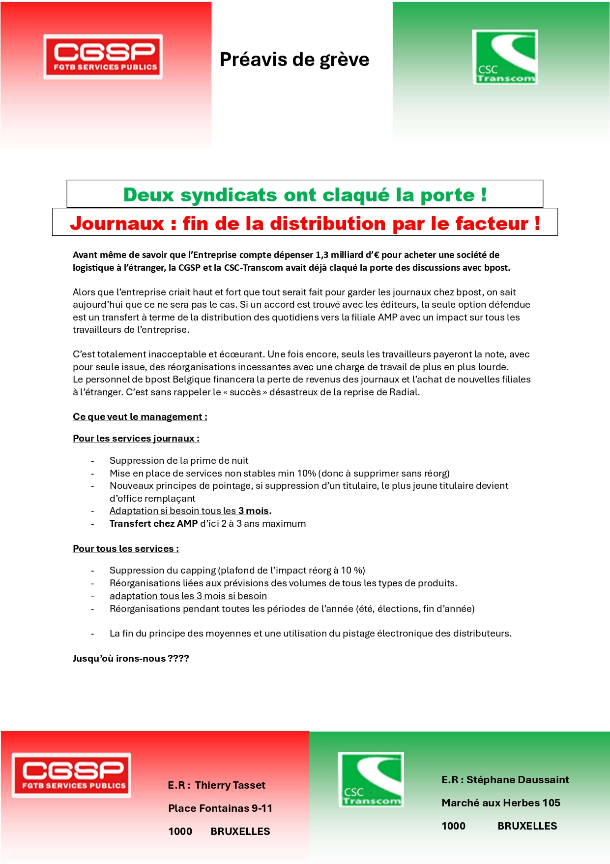 Tract front commun CGSP CSC Transcom 08042024 page 0001